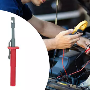 Изолированный провод, тестовый зажим и инструмент для прокалывания красный