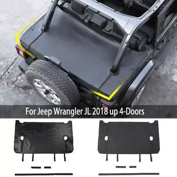 Изолирующая сетка для заднего багажника автомобиля, защитная сетка для Jeep Wrangler JL 2018, 4-дверная версия, внешние аксессуары Cloth