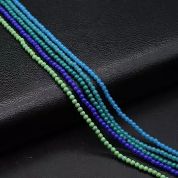 Изолирующие бусины из натурального камня, круглые маленькие бусины 2 мм, подвески для изготовления ювелирных изделий, ожерелье, браслет, серьги, аксессуары 2mm