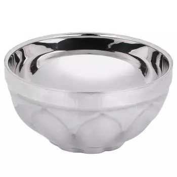 Изоляционная чаша из нержавеющей стали с двойными стенками для домашнего ресторана и столовой