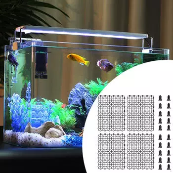 Изоляционная доска для аквариума, Разделитель дна аквариума, Сепаратор, Фильтр из песчано-гравийной смеси, Аксессуары, Аквариум 4pc
