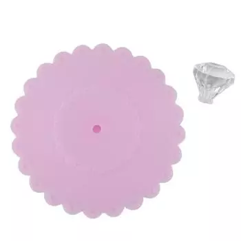 Изоляционная крышка чашки, многоразовая термоизоляция, диаметр 10 см, герметичная, пылезащитная, силиконовая, с бриллиантами, ювелирный аксессуар фиолетовый