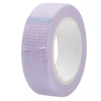 Изоляционная лента для наращивания ресниц Длина 4,5 метра Дышащая Легко рвется Микропористый пластырь Наклейки для ресниц для наращивания фиолетовый
