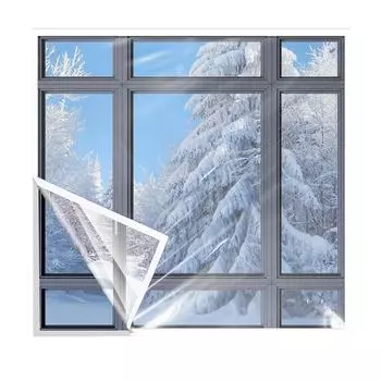Изоляционная пленка для окон, ветрозащитная, зимняя, теплая, прозрачная, EVA, зимняя, пылезащитная, комплект для самостоятельной установки