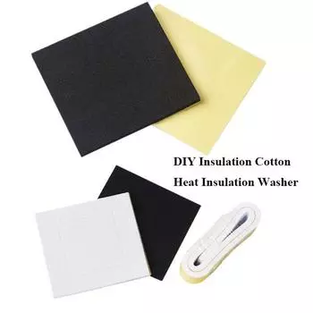 Изоляционная прокладка DIY Pad Одна боковая наклейка Изоляционная шайба Губчатая теплоизоляция Хлопок Тепло