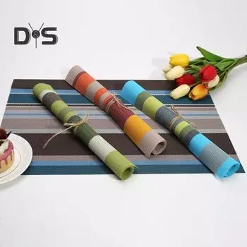 Изоляционная прокладка, мягкая теплоизоляция, простота, декоративные полосы, нескользящий коврик для режущей чашки, кухонные принадлежности жёлтый