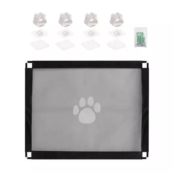 Изоляционная сетка для защиты домашних животных для детей, маленьких домашних животных с набором настенных креплений для дверных проемов и лестничных ворот