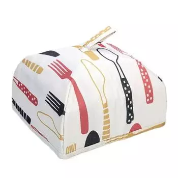 Изоляционные кухонные гаджеты, защита от комаров, насекомых, крышка для еды, крышка для еды, крышка для еды, крышка стола S красный