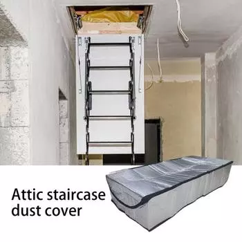Изоляционный чехол для чердачной лестницы Yousheng с застежкой-молнией, простая установка, энергосберегающие аксессуары для чердачной лестницы и двери серебряный
