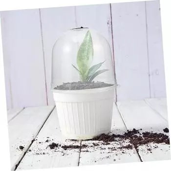 Изоляционный чехол для растений, защитные приспособления для растений, укрытие для растений от влаги для домашних животных, 1 шт. чистый