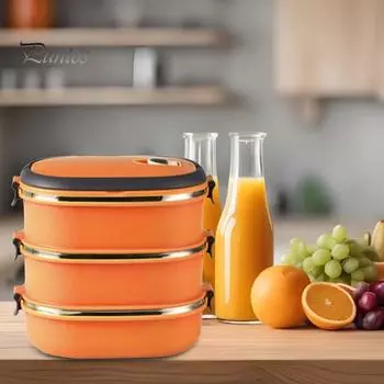 Изоляция из нержавеющей стали, термоконтейнер для ланча, портативный, легкоочищаемый контейнер для еды для пикника на открытом воздухе S зелёный