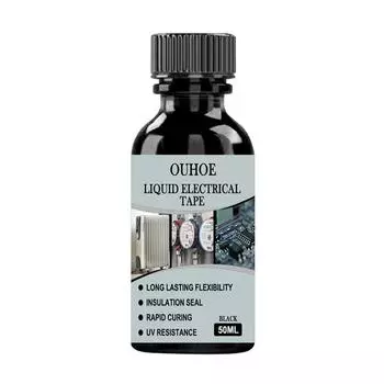 Изоляция Электрический герметик Жидкая ленточная паста Быстросохнущая герметизация (черный)