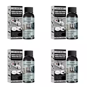 Изоляция Электрический герметик Жидкая ленточная паста Быстросохнущая герметизация (черный)