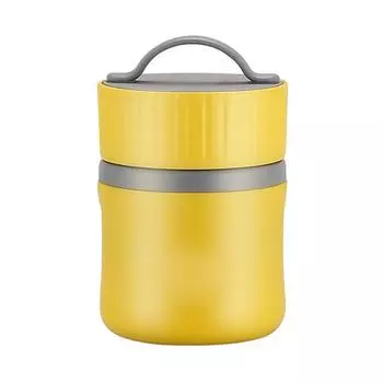 Изоляция суповая чашка каша молоко герметичный завтрак ланч-бокс подарок 304 нержавеющая сталь PP пластик PP Plastic Inner 480ML