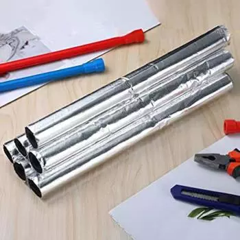 Изоляция труб Пенопластовая трубка Самоклеящаяся обертка Алюминиевая фольга Покрытие трубы Огнестойкий