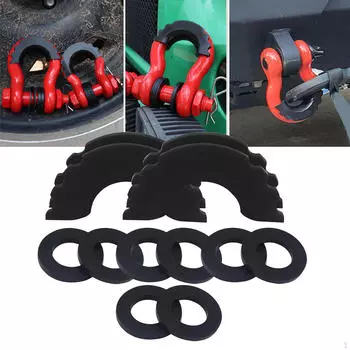 Изолятор скобы D-образного кольца 3/4 дюйма с шайбами для использования на прицепе красный