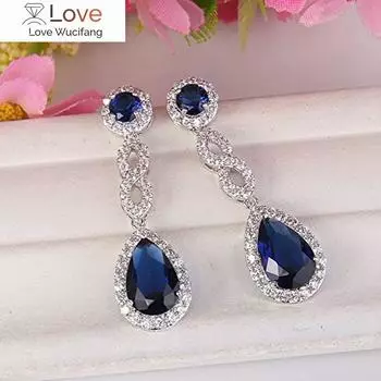 Изящные аксессуары, серьги-подвески для женщин, яркие овальные украшения из кристаллов и камней, подарок на годовщину церемонии