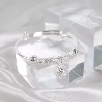 Изящные браслеты из стерлингового серебра 925 пробы с полыми колокольчиками, регулируемые браслеты для женщин, модные праздничные подарки, вечерние, свадебные украшения