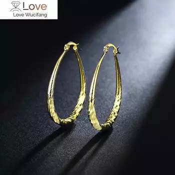 Изящные серьги-кольца из стерлингового серебра 925 пробы с овальным плетением 18 карат, 4,4 см, для женщин, модные украшения для вечеринок, свадеб, рождественских подарков серебряный