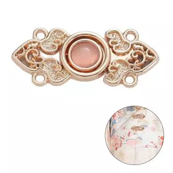 Изящные швейные застежки со стразами в форме цветка, изысканные пуговицы для чонсама, подходящие для любителей китайской культуры 2