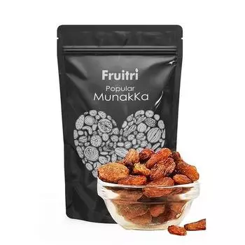 Изюм Fruitri Popular с семенами, сухофрукты Munakka, 1 кг, свежий