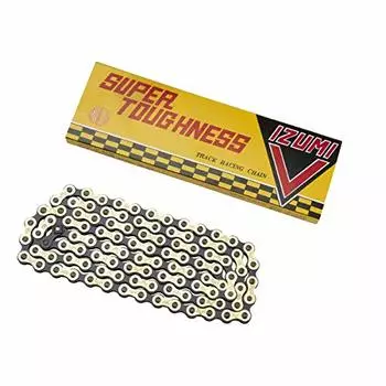 Izumi V-Chain Super Tough 1/8 x 1/2 (106 Links), Gold/Black