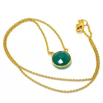 Изумруд натуральный драгоценный камень подарочное украшение ручной работы двухцветное ожерелье 18 m4S55
