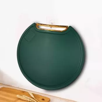 Изумрудная круглая вертикальная разделочная доска Доска для нарезки фруктов Разделочная доска для молотого чеснока Двусторонняя вертикальная кухонная разделочная доска Разделочная доска для костей Diameter type 29