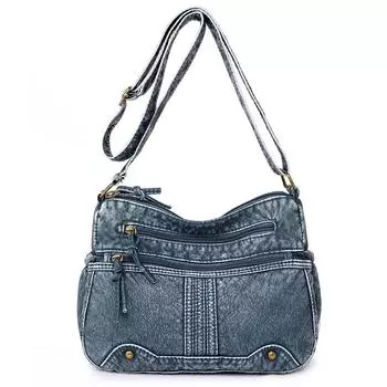 Известные люксовые брендовые сумки через плечо с несколькими карманами, мягкие сумки из искусственной кожи для женщин, винтажная сумка для покупок, Sac a Mains