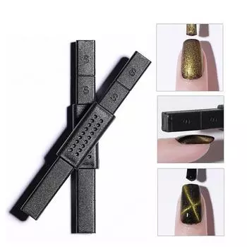 Известный красивый женский дизайн ногтей с кошкой, УФ-гель, магнитная палочка, польский лак, эффект рисунка, ручка для глаз, маникюрный инструмент