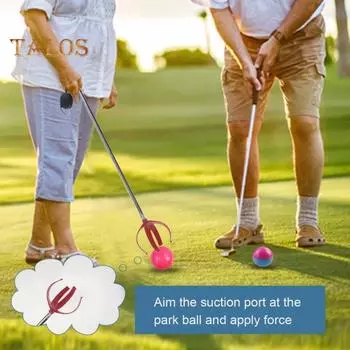 Извлекатель мячей для гольфа, выдвижной захват для мячей для гольфа, портативный телескопический захват для воды, аксессуар для мужчин красный