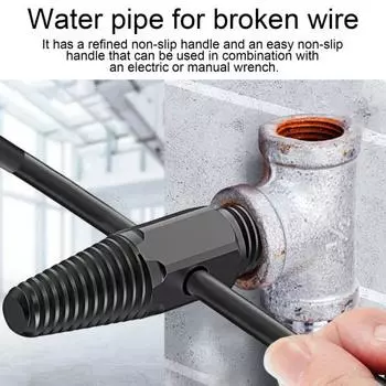 Извлекатель сломанной резьбы крана Высокая прочность Нескользящая ручка Универсальный водопроводный A