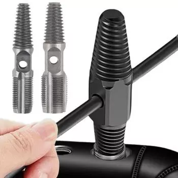 Извлекатель сломанной резьбы крана, высокая прочность, нескользящая ручка, простота использования, универсальный извлекатель сломанной резьбы водопроводной трубы A