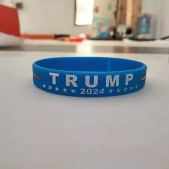 Извлеките браслет, резиновый браслет-браслет, подходящий для мужчин, женщин, подростков, мальчиков и девочек в качестве патриотического подарка One Size