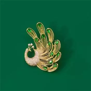 Изысканная элегантная брошь Феникс со стразами для женщин и девочек, модные классические значки с животными, высококачественные булавки, аксессуары, подарки onesize