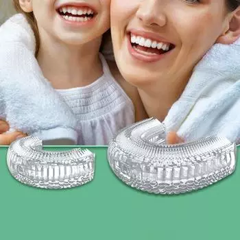 Изысканная автоматическая головка зубной щетки U-образной мини-многоразовой формы A