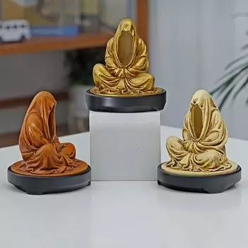 Изысканная бесфазная арома-печь, уникальный держатель для благовоний из смолы, бесфазная подставка для благовоний, домашний декор красный