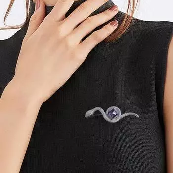 Изысканная брошь ручной работы, износостойкая, антиокислительная, антикоррозийная | Элегантная булавка для воротника пальто и юбок A