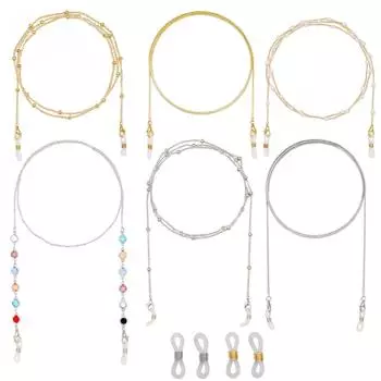 Изысканная цепочка для очков-маски для женской шеи, модная анти-потеря, трендовая цепочка для солнцезащитных очков