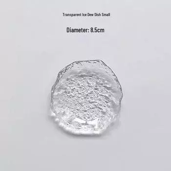 Изысканная хрустальная фруктовая ваза - Прозрачная тарелка для дома, бара или KTV для закусок