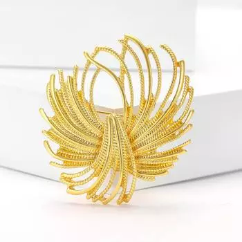 Изысканная креативная брошь в виде фейерверка из сплава, нишевая высококачественная женская одежда, корсаж, ювелирные изделия, булавка