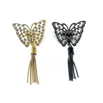 Изысканная металлическая пряжка «сделай сам», сумка-кошелек, шляпа, декор с кисточкой, кожаная тканая сумка, аксессуары, подвеска для сумки as the picture