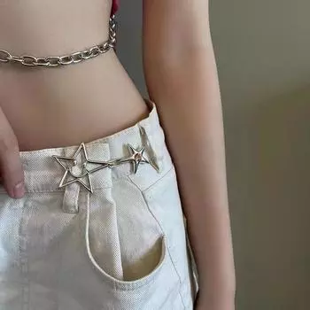 Изысканная пятизвездочная регулируемая пуговица на талии для джинсов и брюк