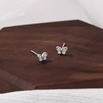 Изысканная серьга-бабочка, женские серьги-гвоздики, новый темперамент, высокий уровень чувства