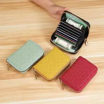 Изысканная сумка для карт, женский модный кошелек большой емкости, тонкий держатель для кредитных карт, кошелек для женщин, леди фиолетовый