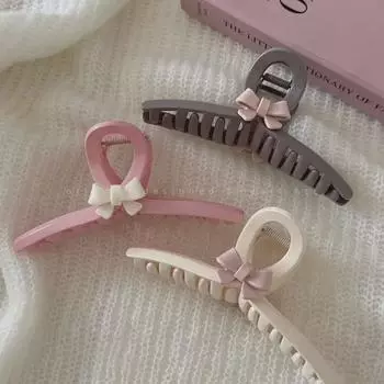 Изысканная заколка-бантик в виде акулы 2024 года для женщин - шикарный аксессуар для затылка