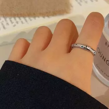 Изысканное бамбуковое кольцо модное открытие бамбуковое ювелирное кольцо унисекс ювелирное украшение подарок