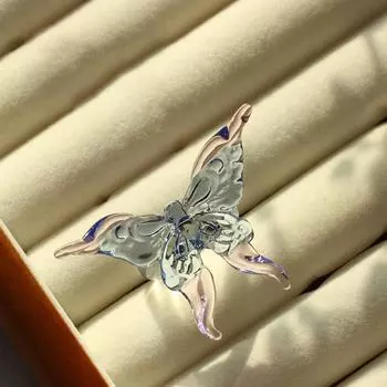 Изысканное красочное кольцо с цветком, кольцо ручной работы с китайским драконом, подарок на День святого Валентина Style 8