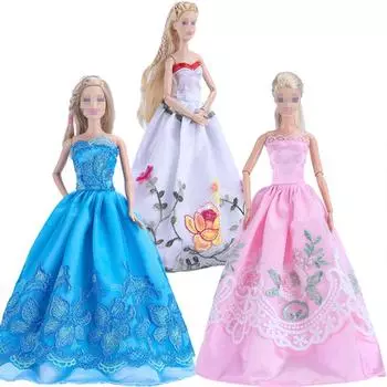 Изысканное кукольное платье принцессы, милое, разные стили, вышитое свадебное платье, игрушка-смокинг для вечеринки Pink dress