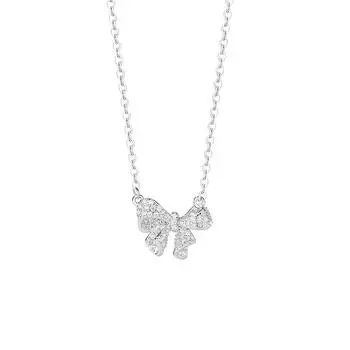 Изысканное ожерелье-бантик для женщин, легкая роскошь, высококачественное, милое, новое украшение на цепочку-воротник